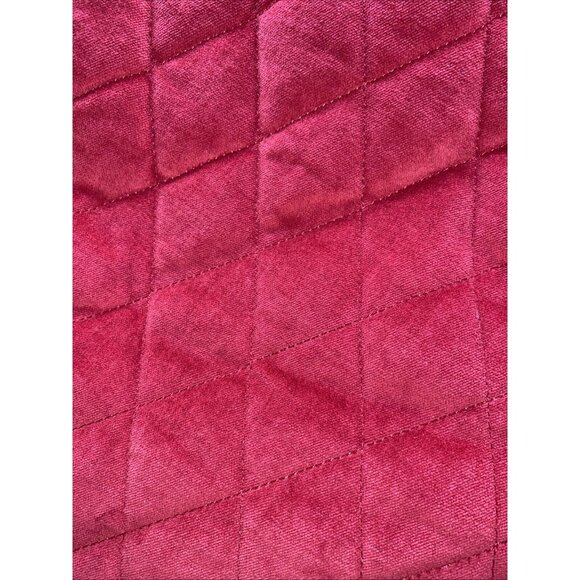 Pottery Barn Velvet Tree Skirt Christmas Quilted Monogram The Myers 60 inches - Picture 15 of 16